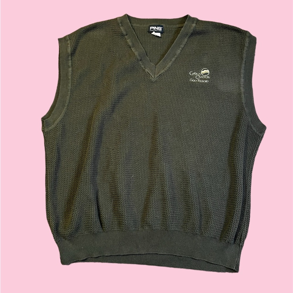 Army Green Sweater Vest